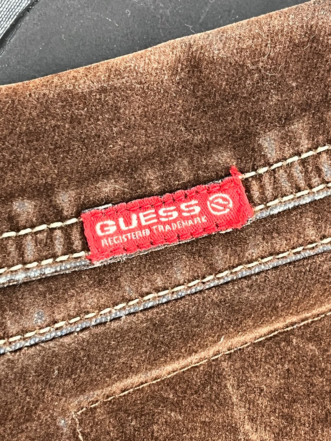 게스 Y2K 블루 코어 벨루어 집 자켓 상품이미지6