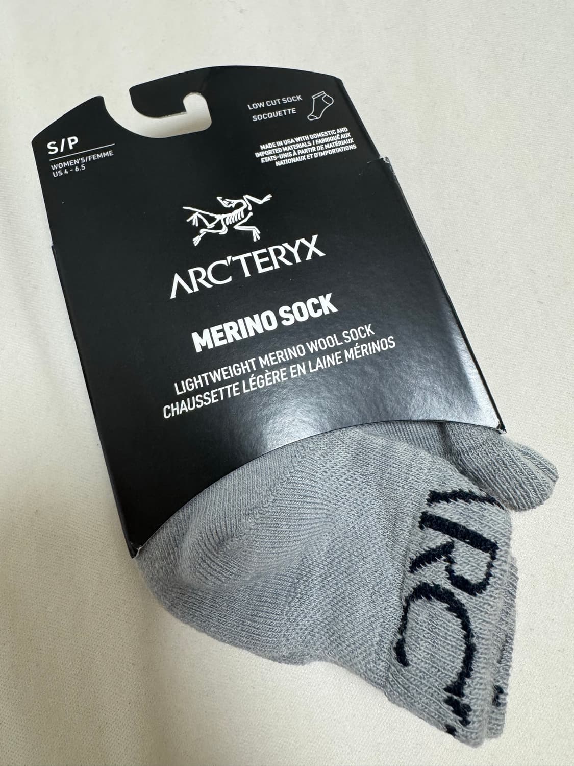 아크테릭스 메리노울 로우컷 삭스 울양말 상품이미지1