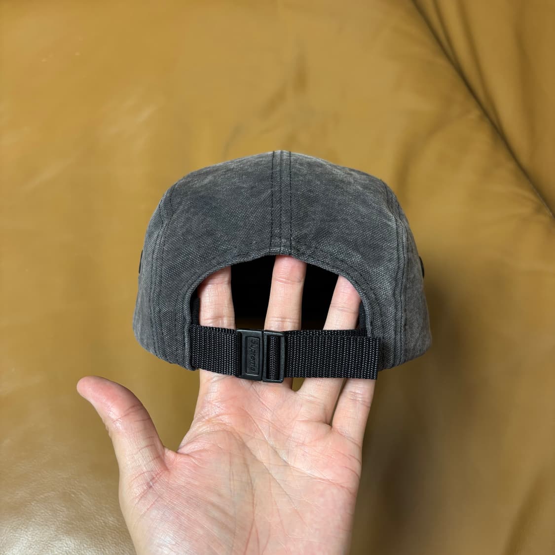 Supreme 슈프림 스톤 워시드 블랙 캠프캡 모자 (Black) 상품이미지7