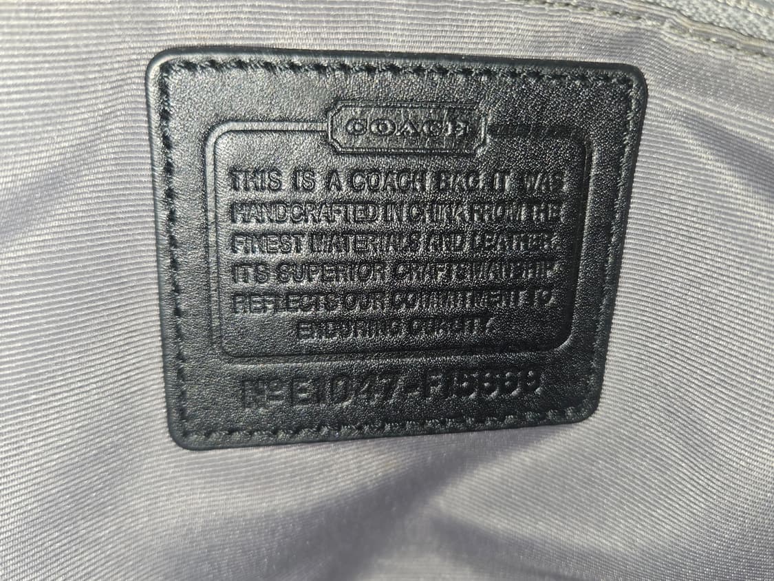 빈티지 코치🖤 블랙 오네갸루 백 상품이미지9