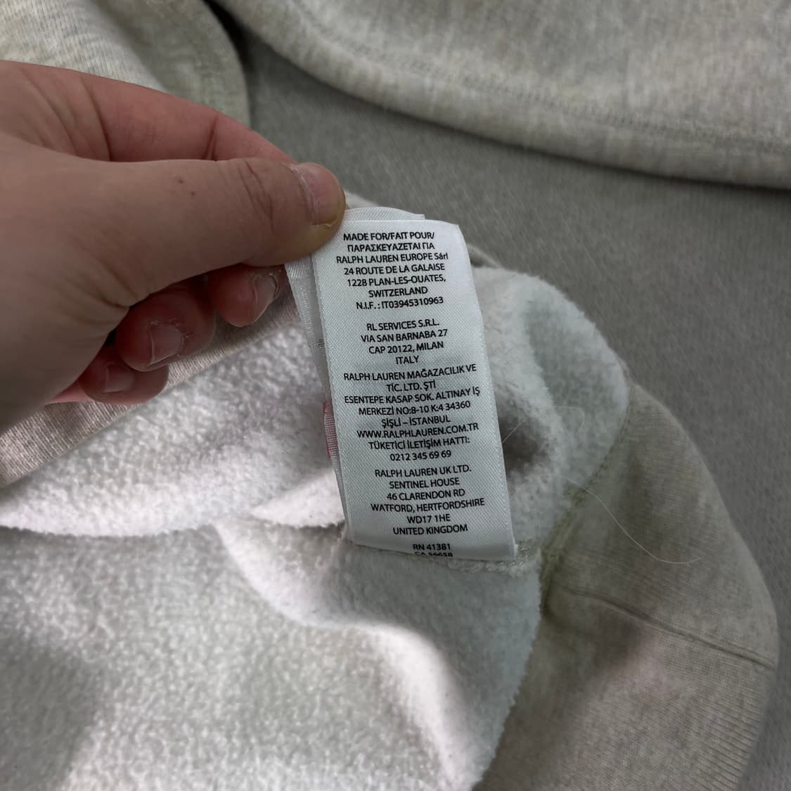 105 폴로랄프로렌 신형라벨 스펠아웃 맨투맨 상품이미지8