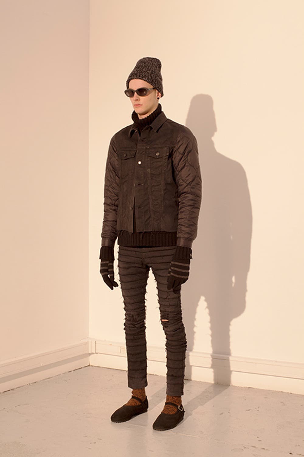 언더커버 fw13 퀄팅 슬리브 코팅 트러커 자켓 3 상품이미지2