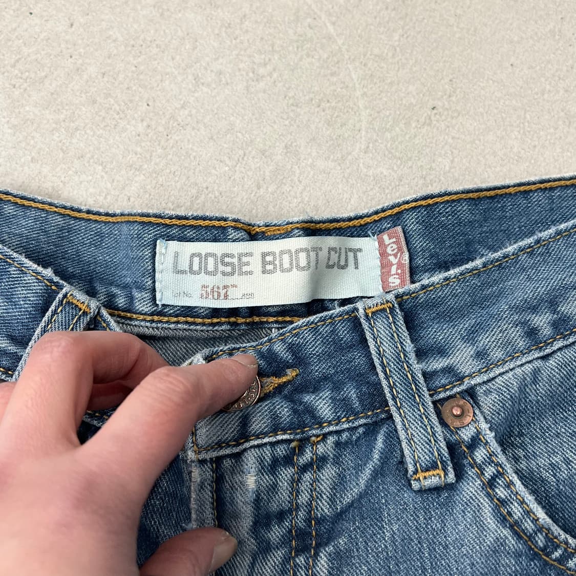 리바이스 567 데님팬츠 s09497 상품이미지8