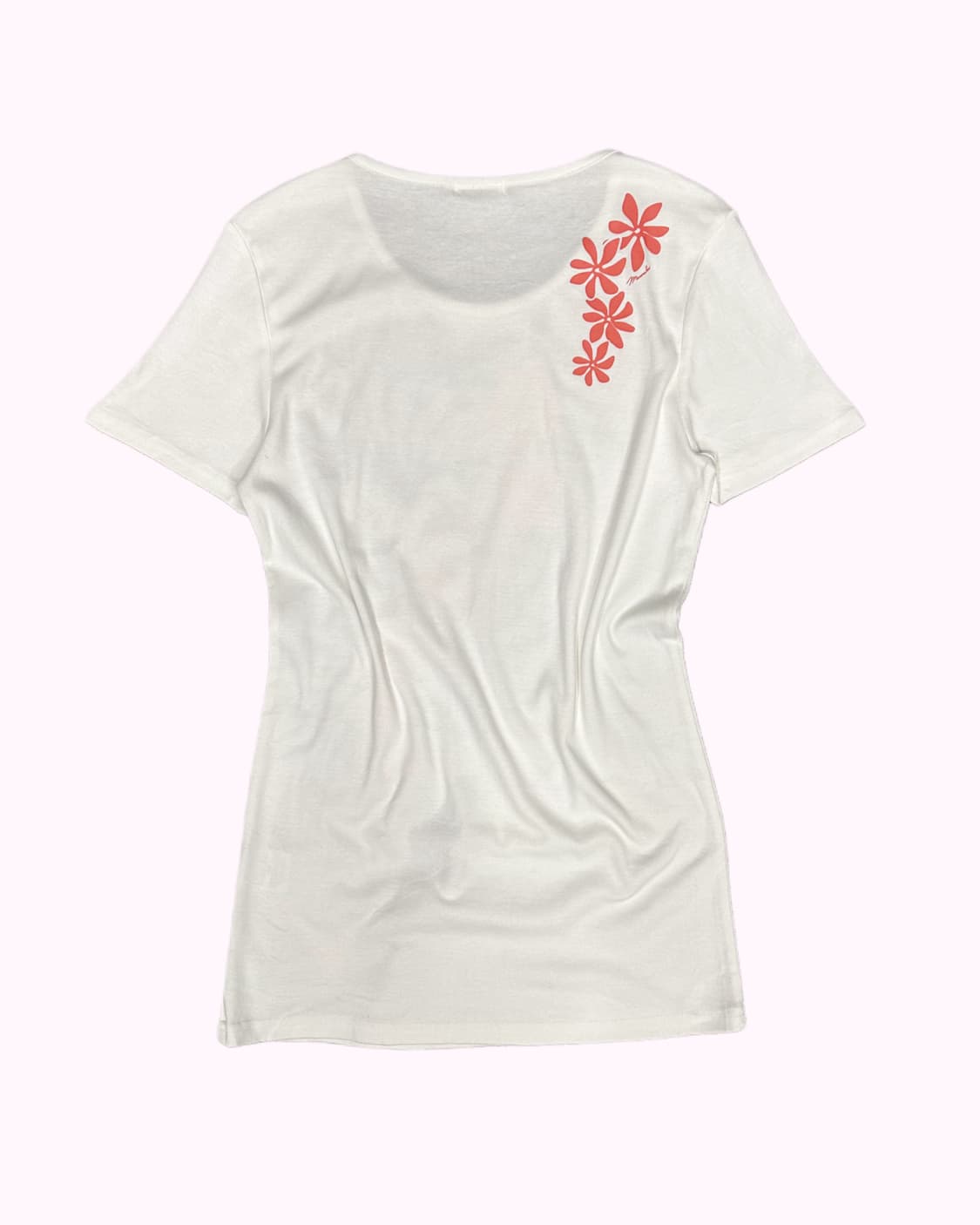 hawaiian flower white t-shirt 상품이미지5