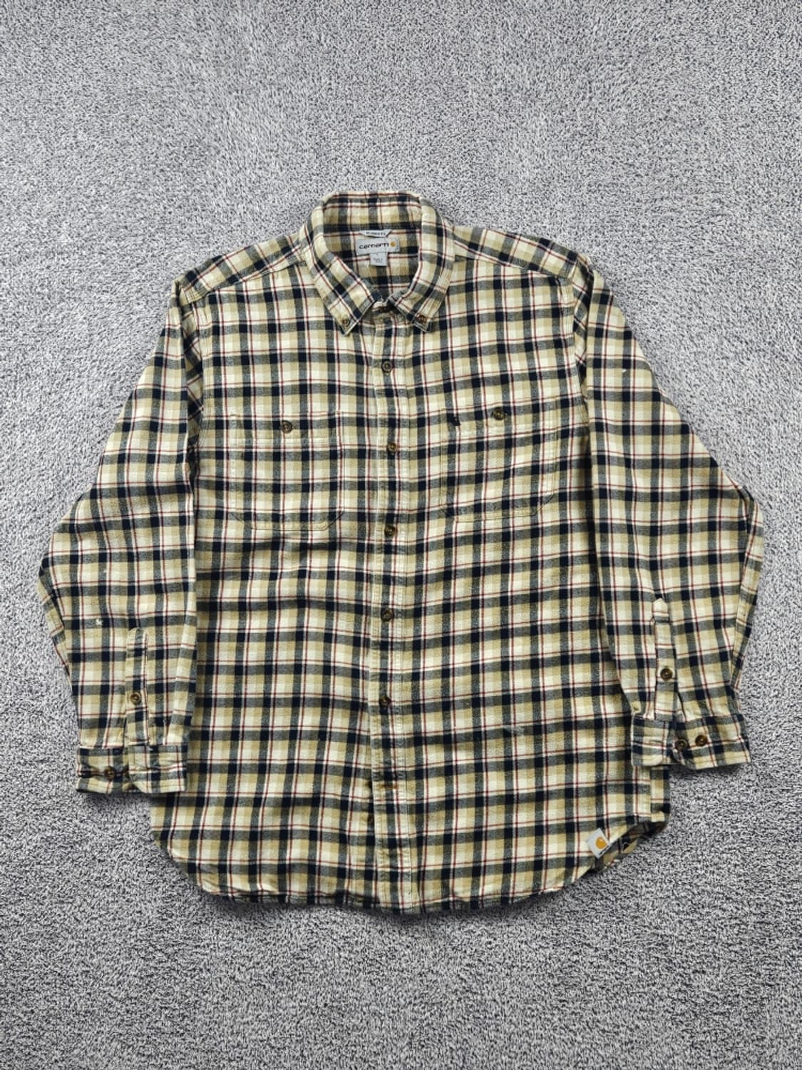 칼하트 체크 패턴 포켓 워크 셔츠 / 11275 상품이미지2