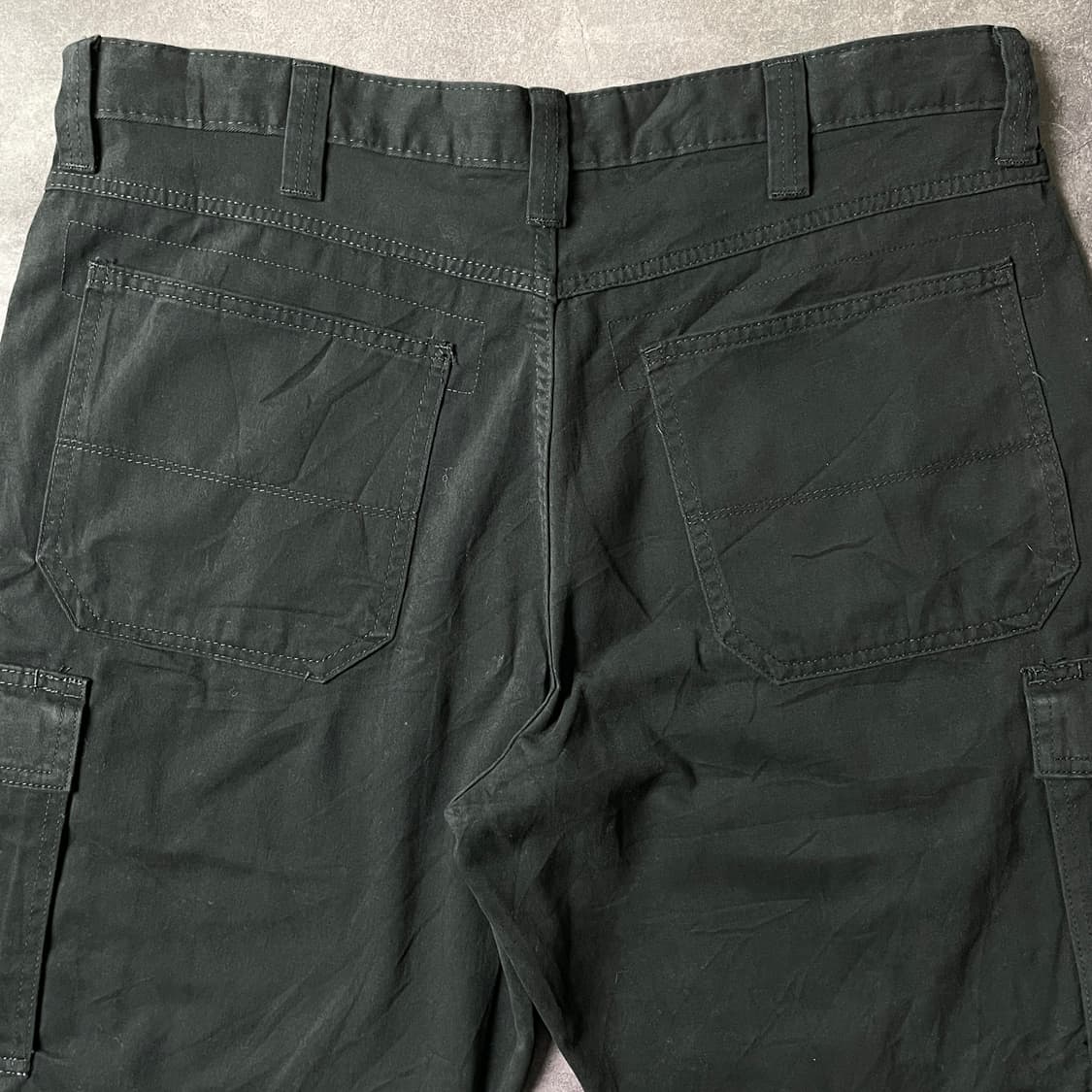 WRANGLER 데드스탁 랭글러 블랙 카고 하프 팬츠 A00746 상품이미지7