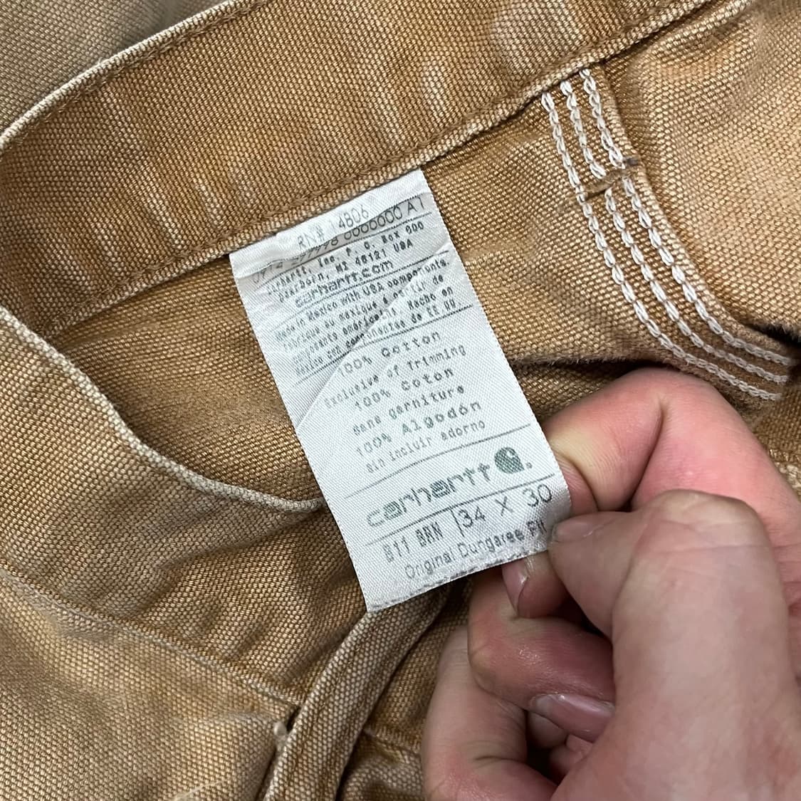 Carhartt B11 데미지 카펜터 팬츠 (33“) 상품이미지5