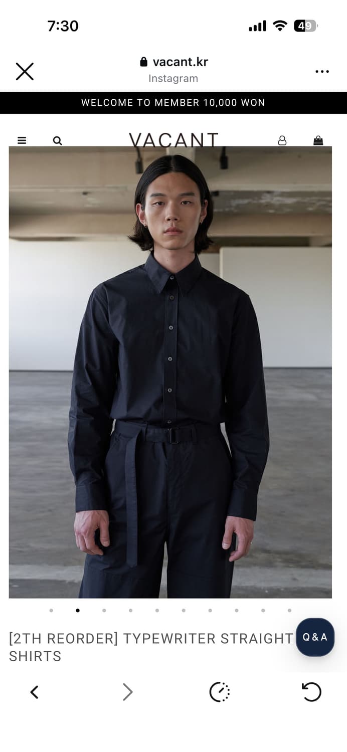 vacant 셔츠 라지 상품이미지1