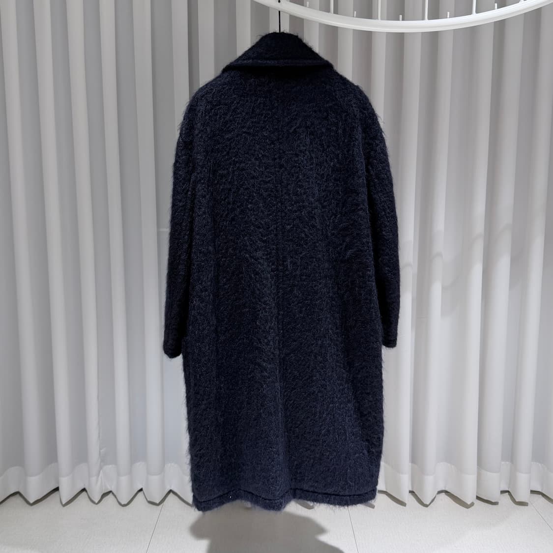 (A+/50) / 에르메스 쇼  런웨이 최고급 모헤어 코트 상품이미지5