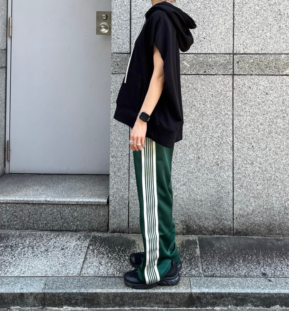 새상품) 니들스x비버 별주 폴리 트랙팬츠 M 상품이미지4