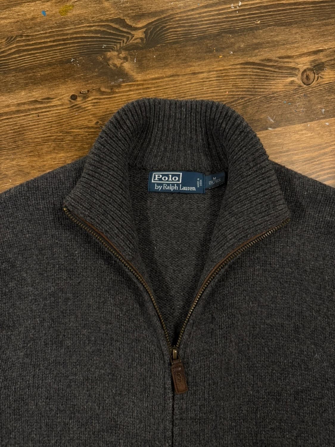 폴로 짚업 니트 남성100 상품이미지7