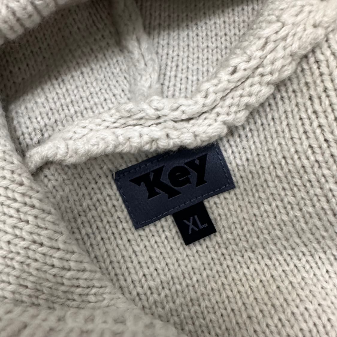 샤이니 키 니트 후드집업 XL 상품이미지3