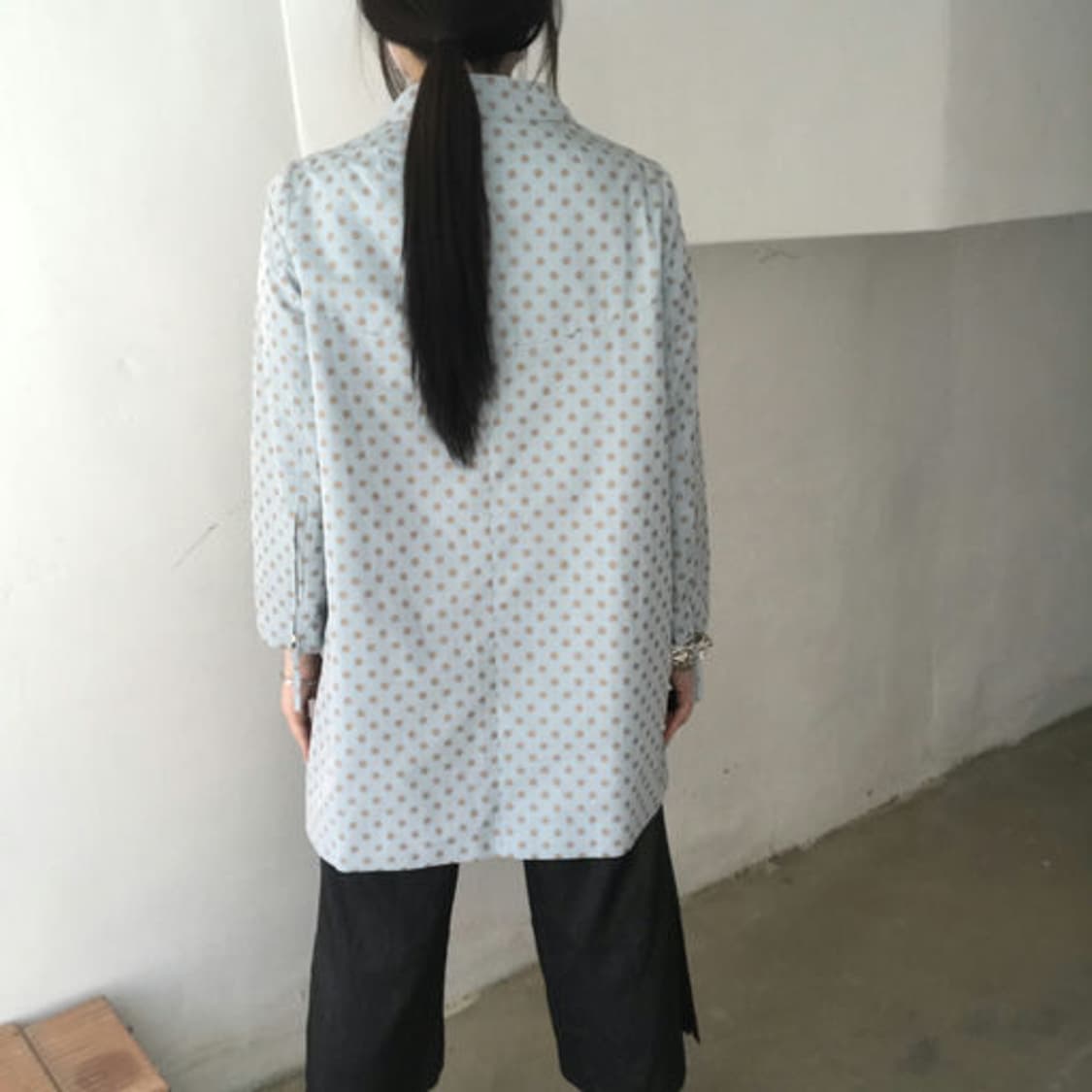  빈티지 모던 도트 패턴 자켓 상품이미지9