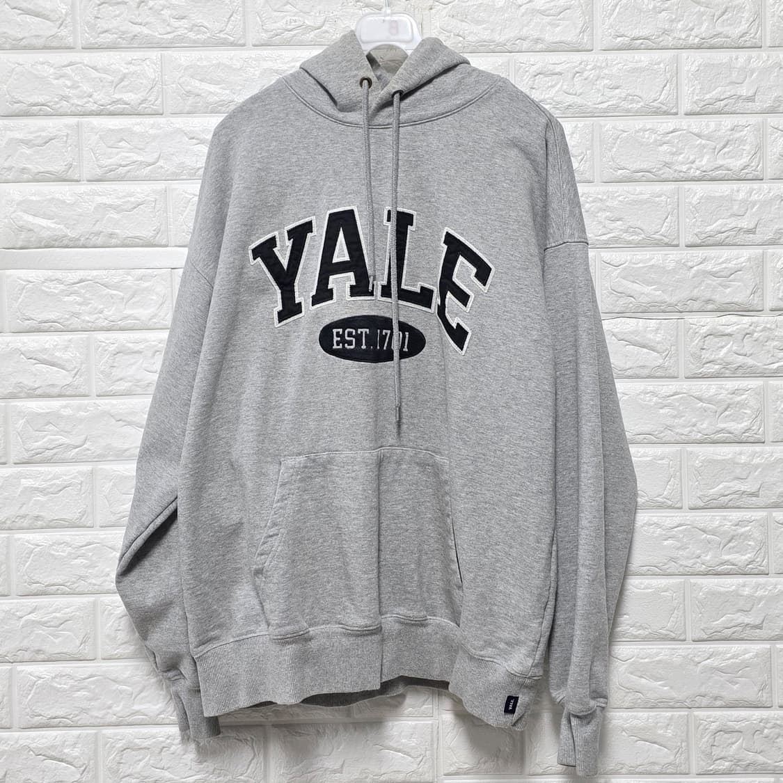 택포// 21s 예일 YALE 후드티 L 회색 상품이미지1