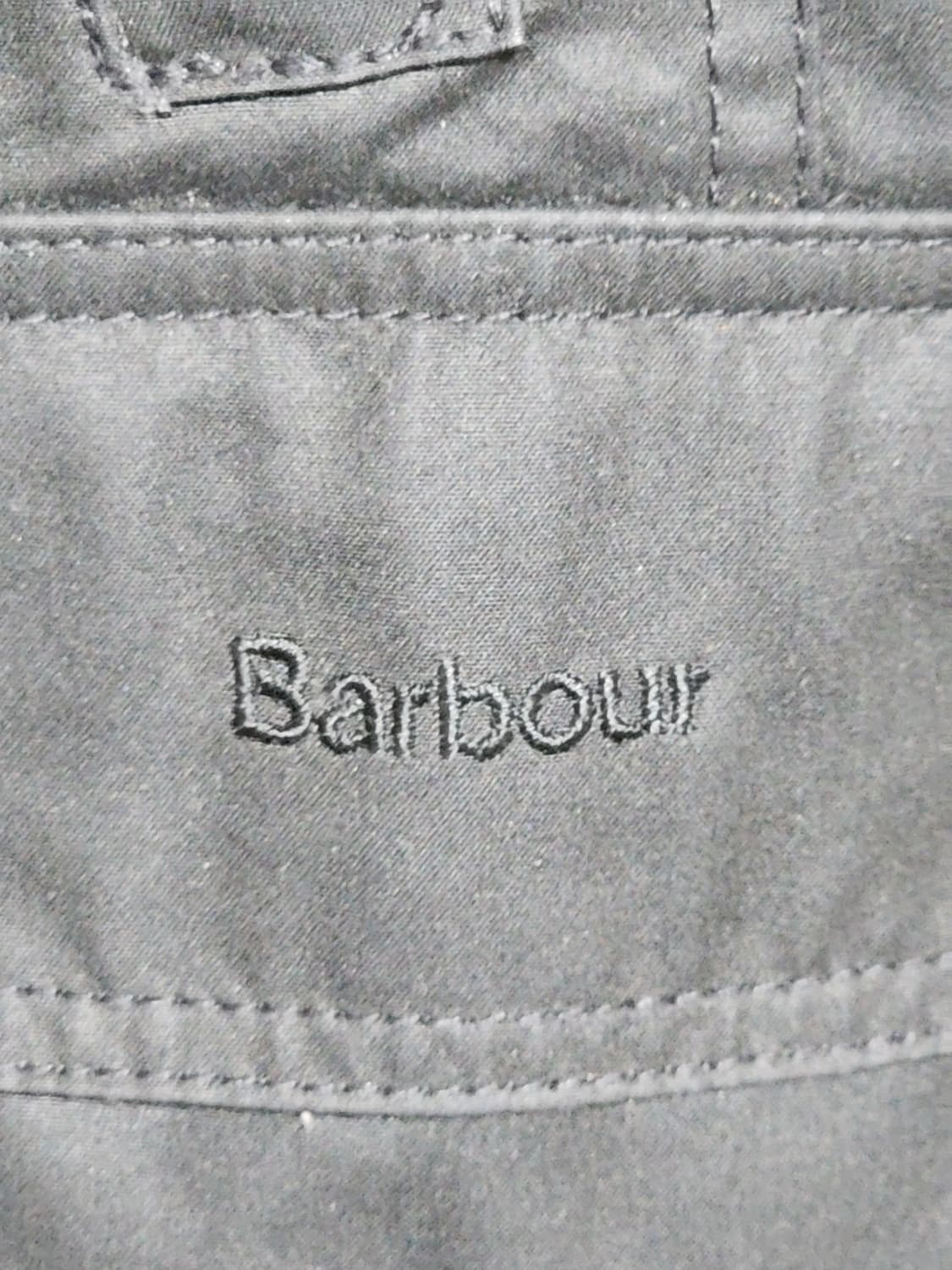 (S) 바버 비드넬 왁싱자켓 블랙 왁스점퍼 후드탈부착  상품이미지6