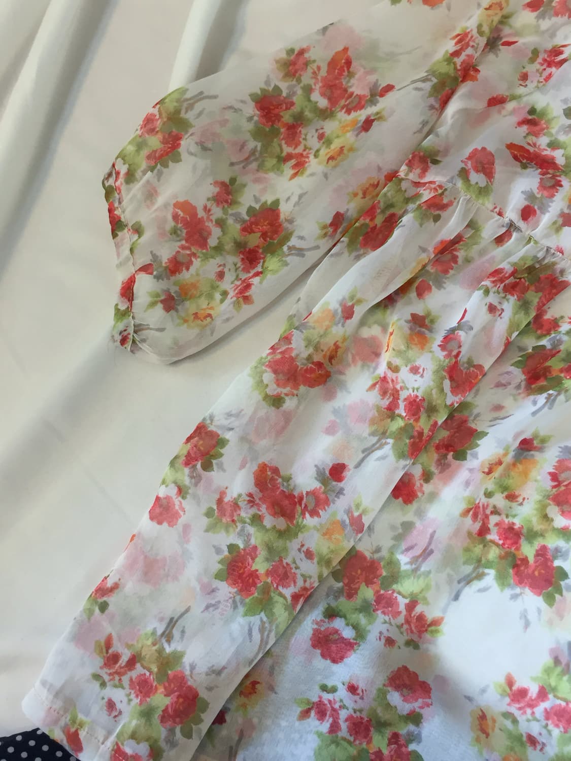 레이스 플라워 블라우스 상품이미지5