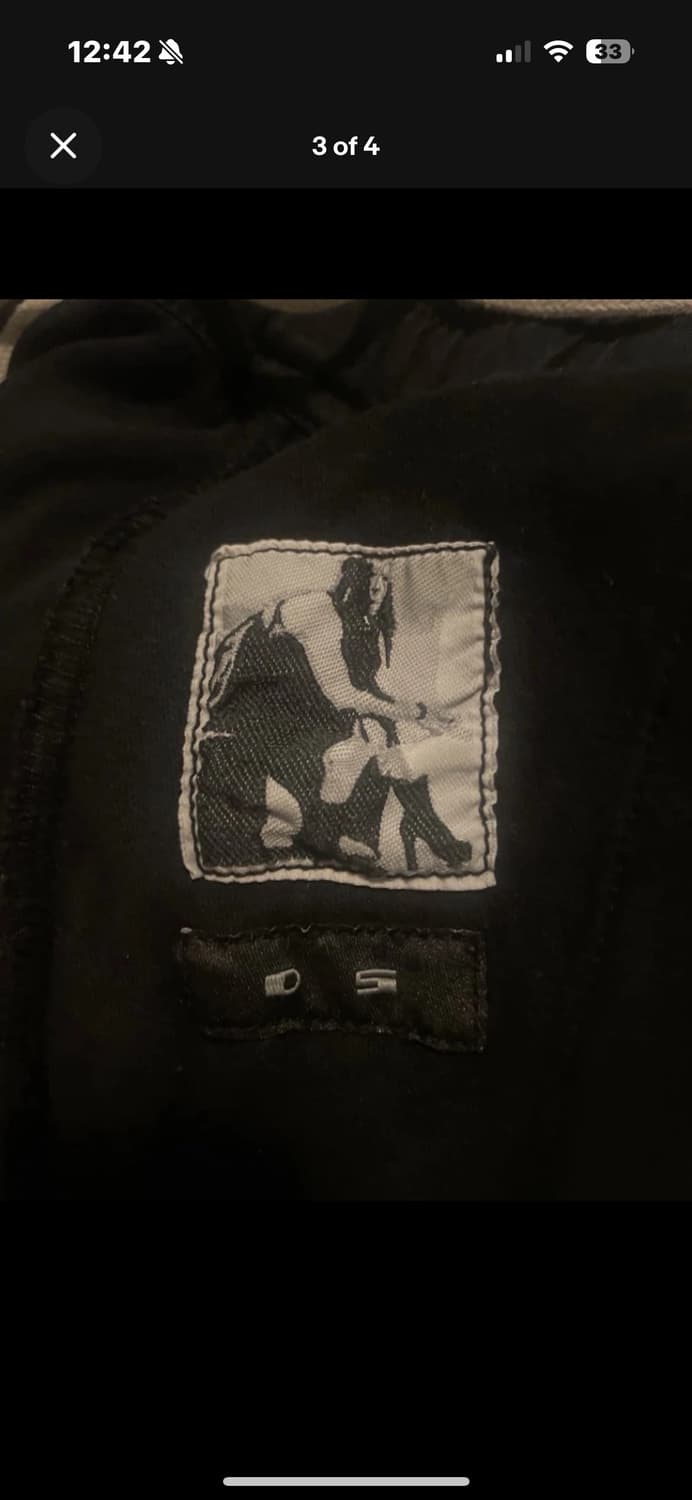 릭오웬스 드로우스트링 팬츠 (DS) 블랙 상품이미지3