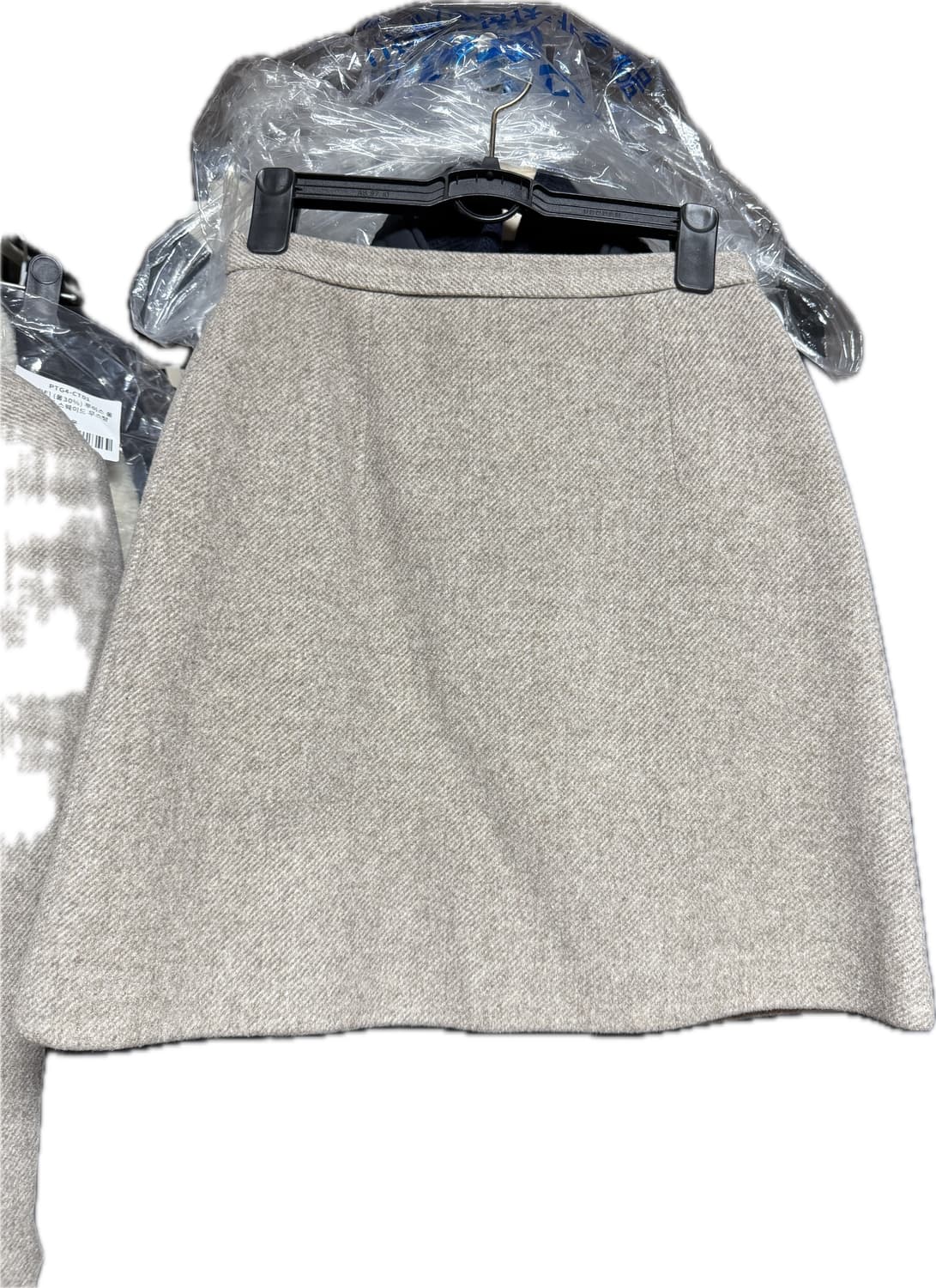 사색 모직 울 숏 자켓 & 스커트 세트 상품이미지3