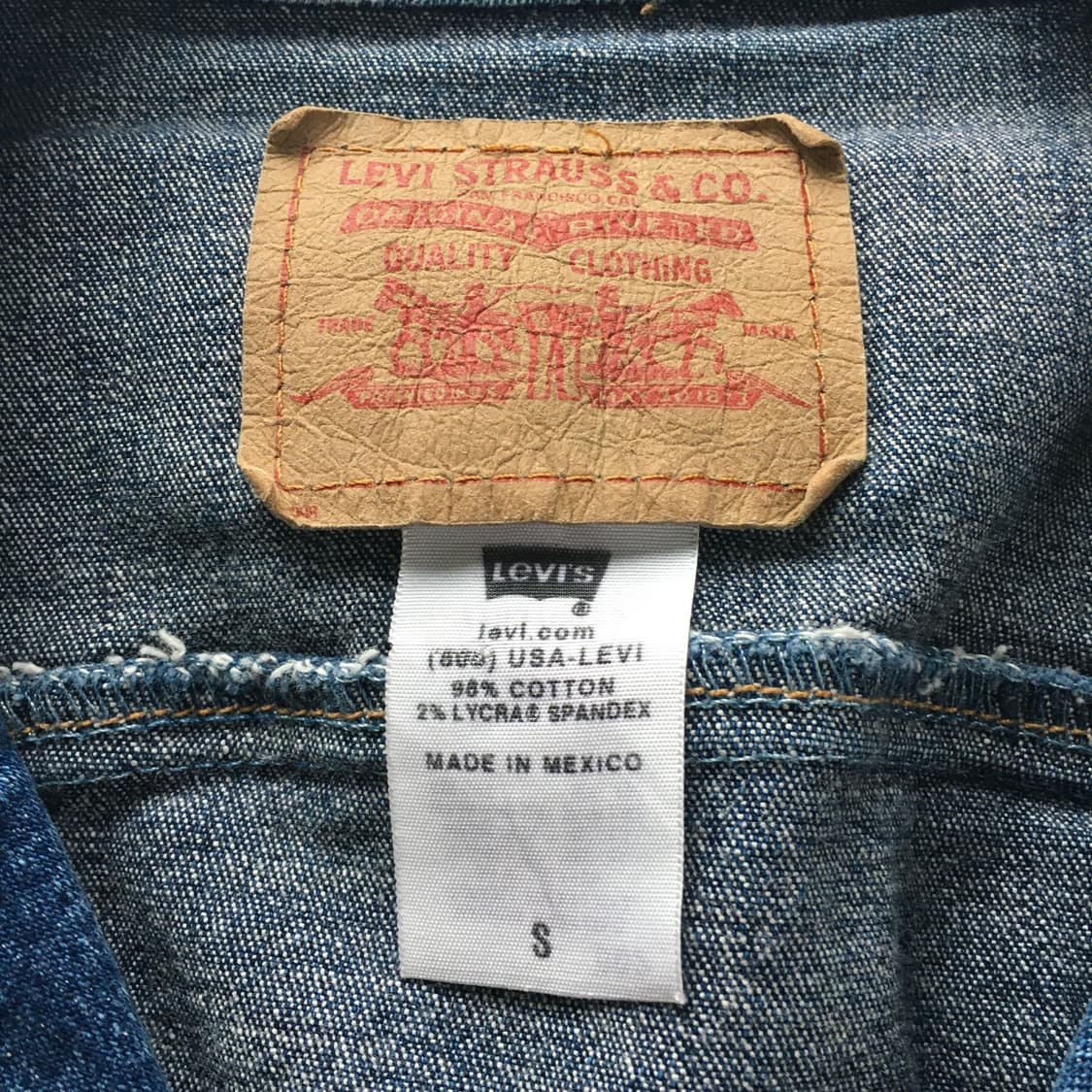 리바이스 빈티지 청자켓 상품이미지2