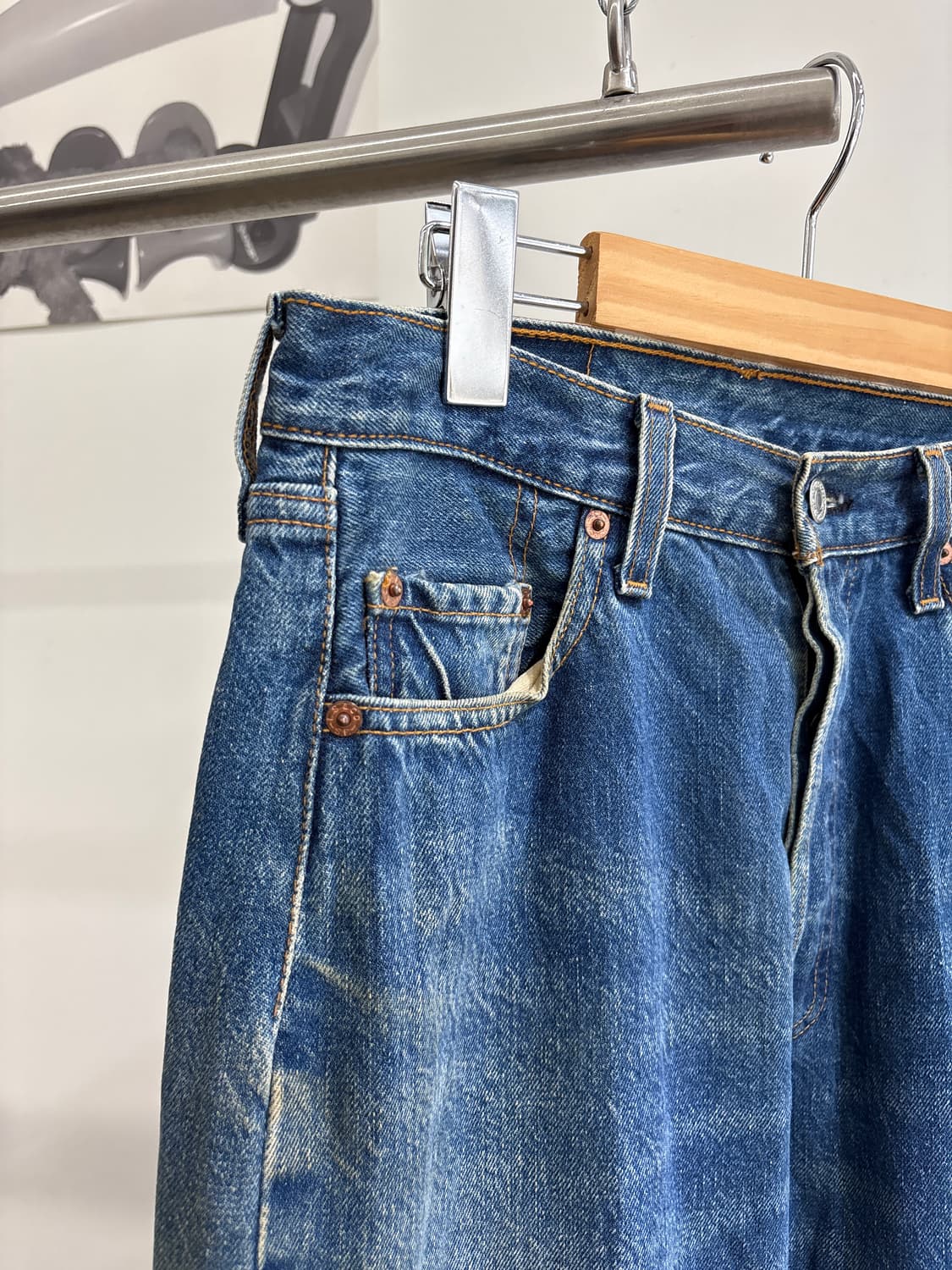 90's LEVIS 501 (Made in USA) 데님팬츠 상품이미지4