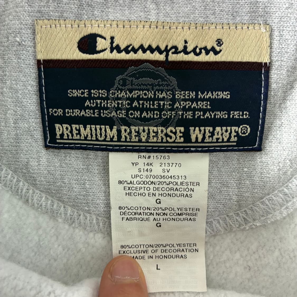 Champion 챔피온90‘s  리버스위브 st.marks 맨투맨 상품이미지6