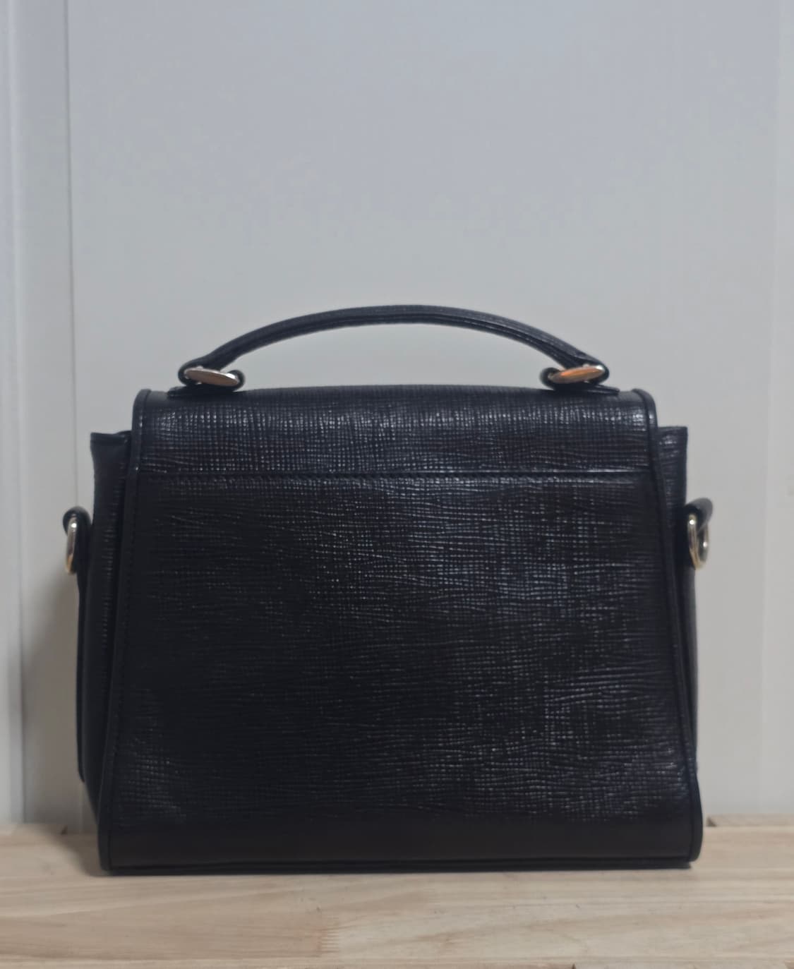 Courreges 꾸레쥬 레더 블랙 숄더 토트백 상품이미지6