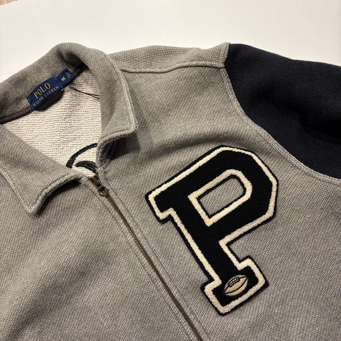 [M] 폴로 인디언헤드 RL 애슬레틱 클럽 스타디움 니트 자켓 C654 상품이미지6