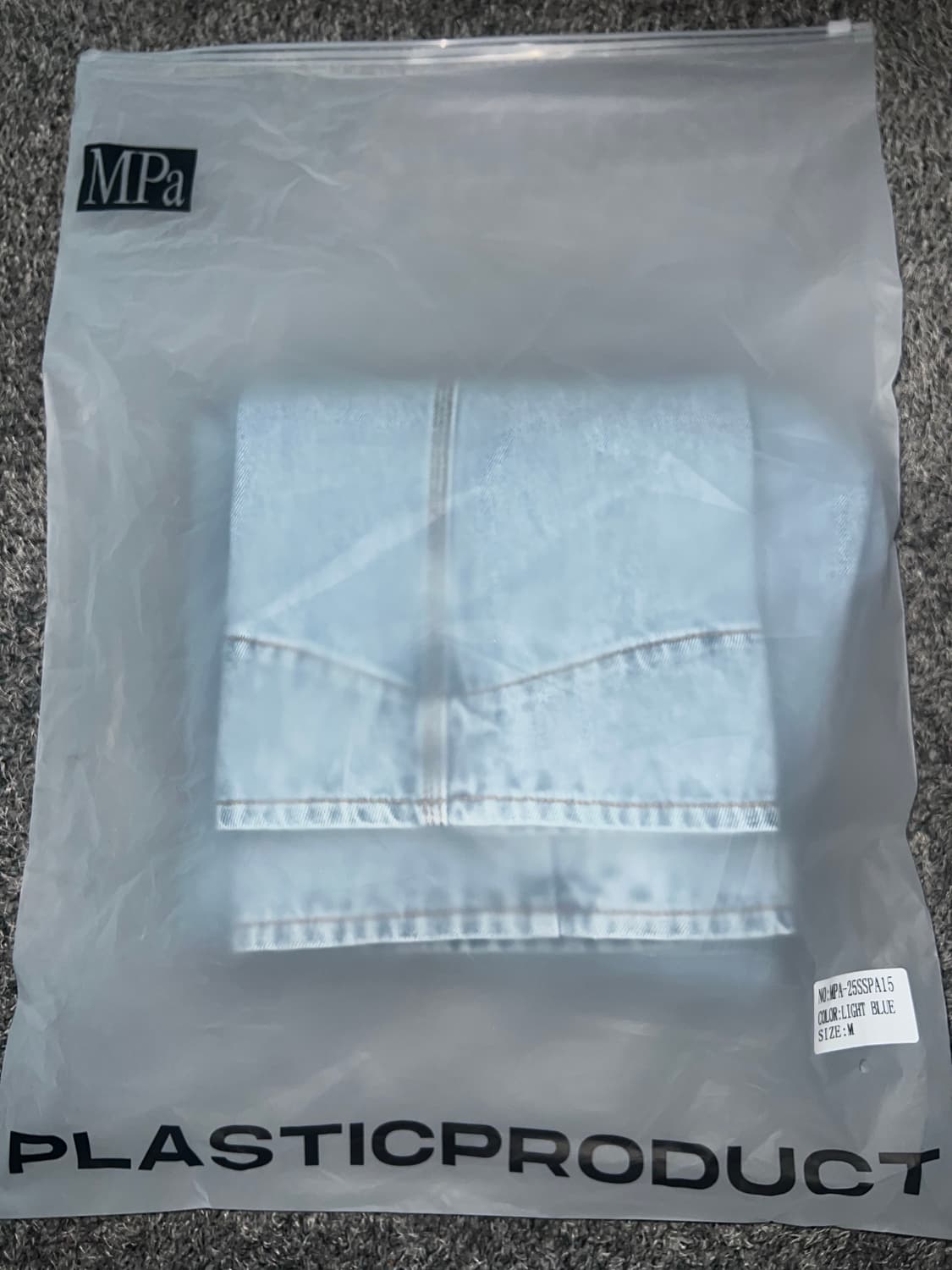 MPa DRIFT DENIM PANTS 플라스틱프로덕트 드리프트 팬츠 상품이미지3