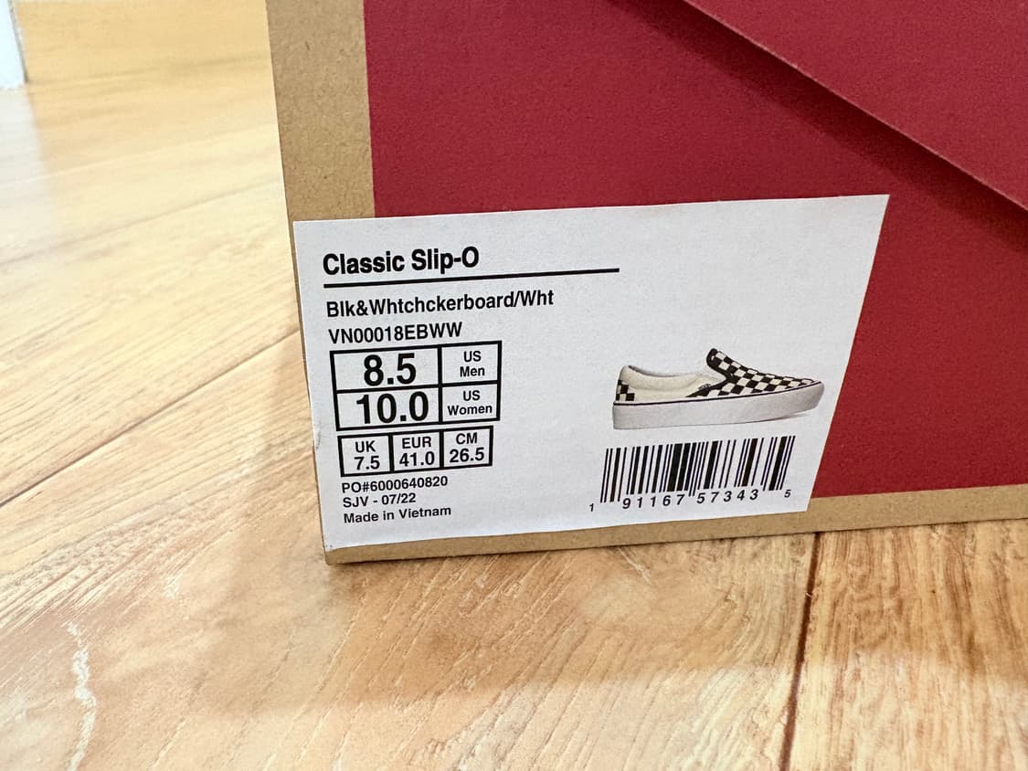 반스 클래식 슬립온 플랫폼 체커보드 265 상품이미지4