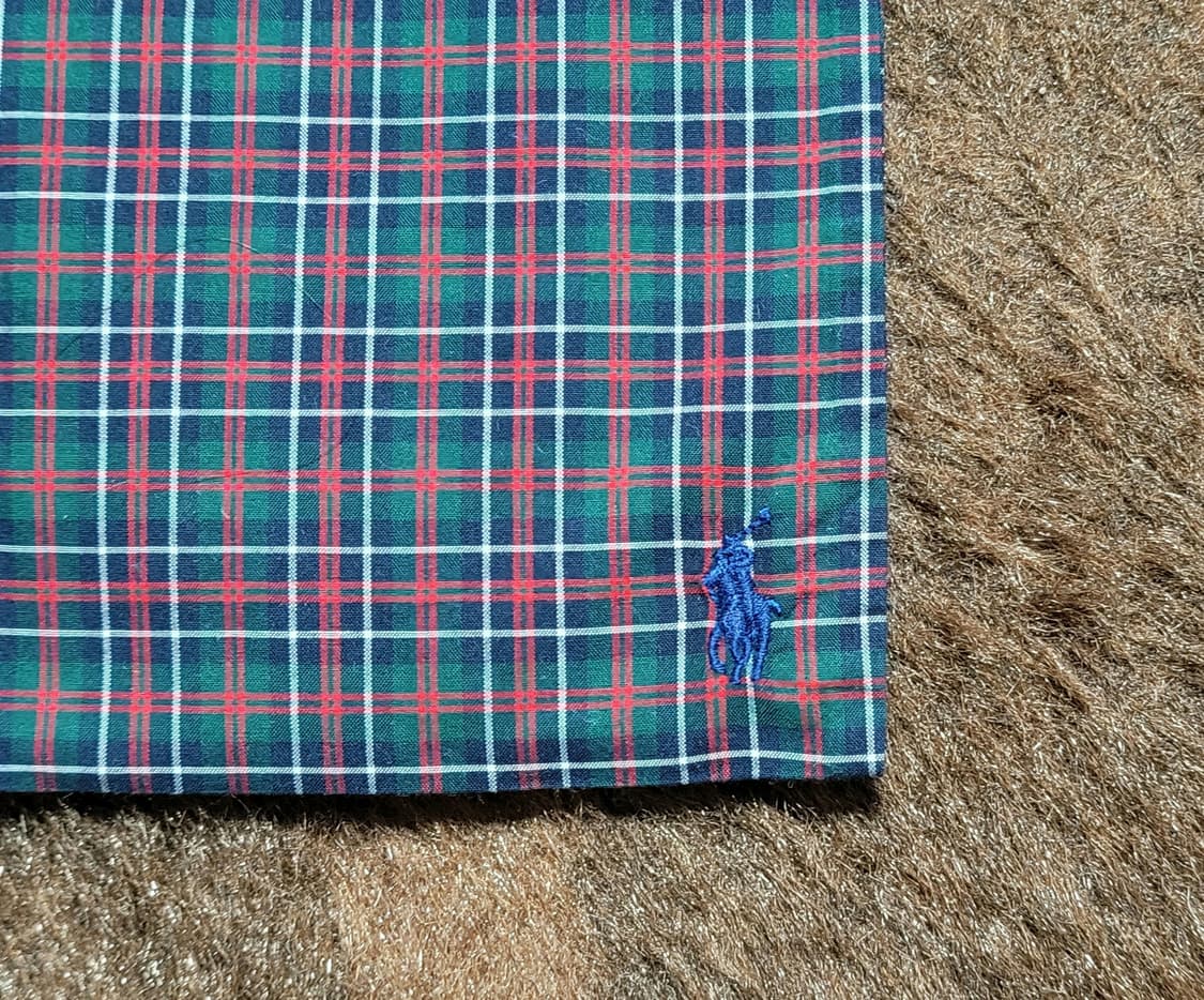 폴로 랄프로렌 타탄체크 면 마스크(M/L) 상품이미지7