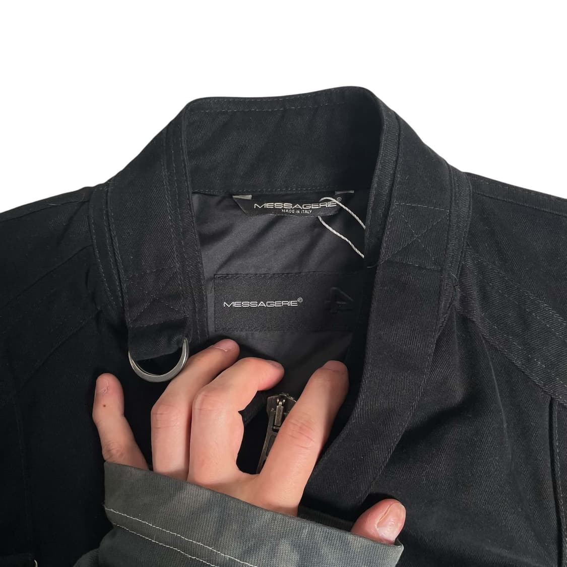 Messagerie 본디지 멀티 지퍼 몰스킨 자켓 (italy)  상품이미지9