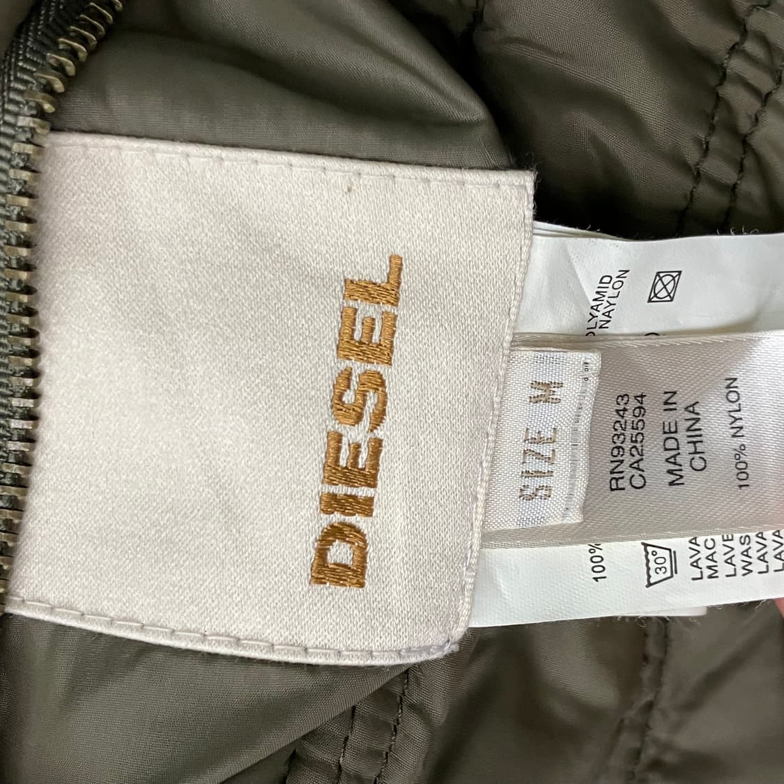 디젤 리버시블 패치 봄버 자켓 M 상품이미지6