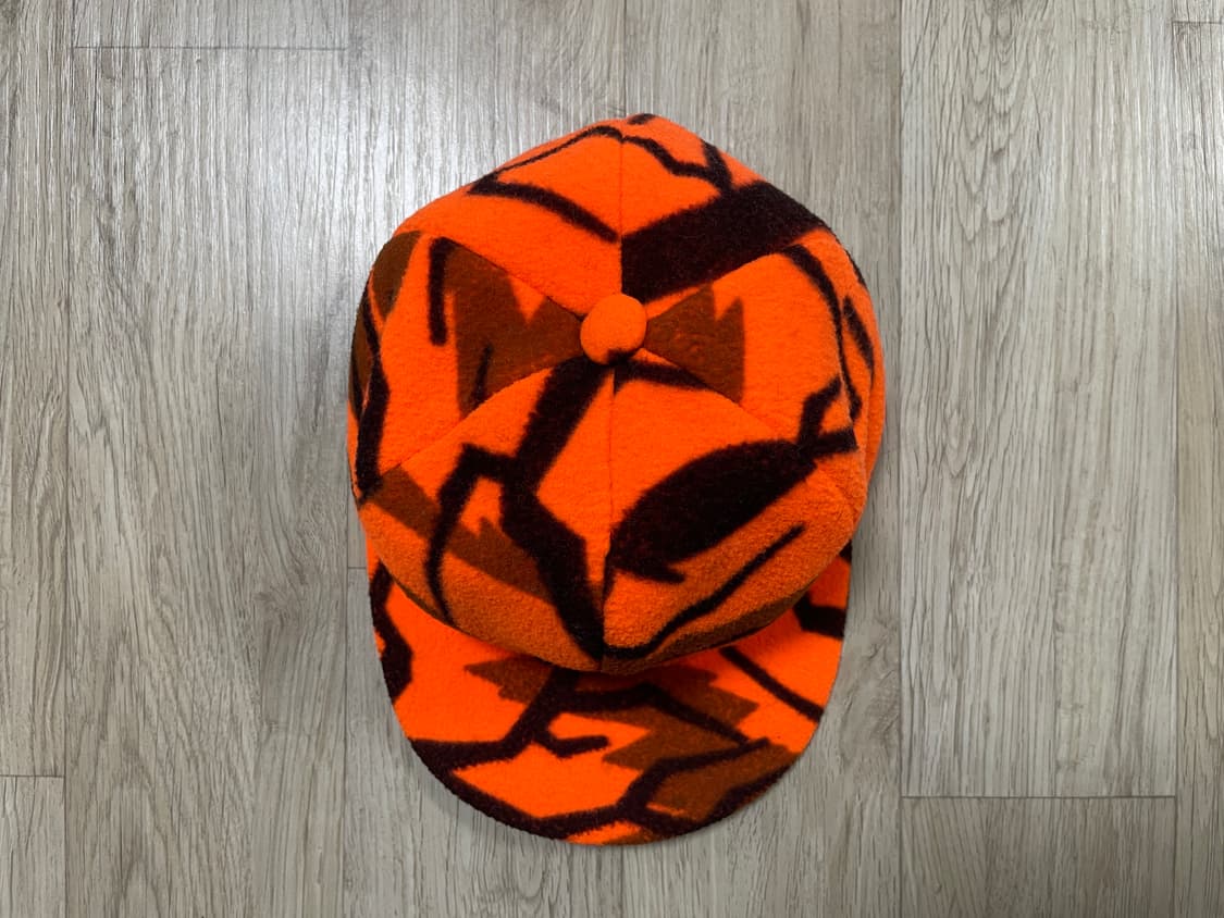 ~57) 70s 엘엘빈 오렌지카모 귀달이변형 울 볼캡(RRL&LVC&폴로 상품이미지8