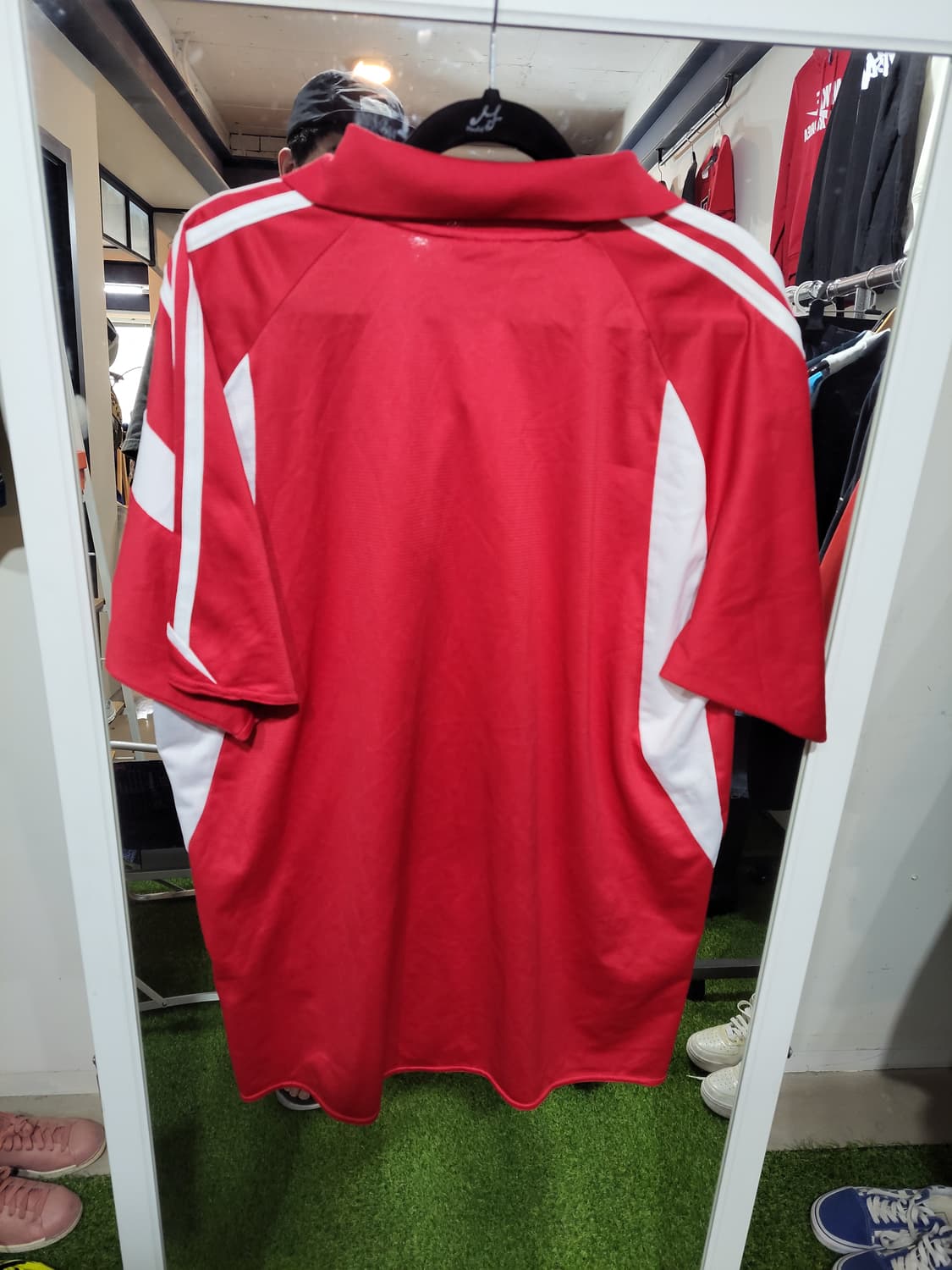 아디다스 카라 트랙 반팔 xl 상품이미지2