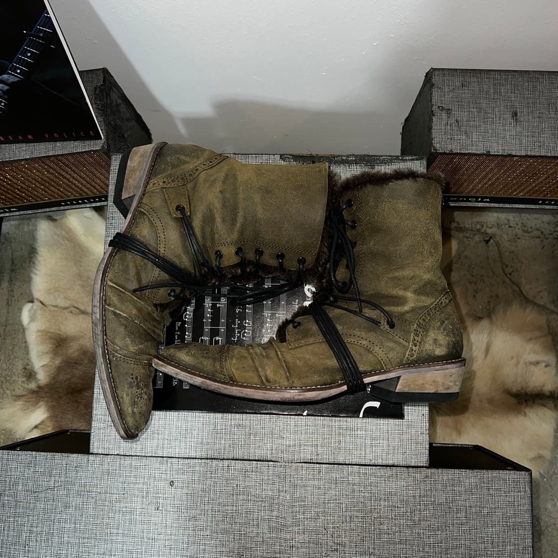 토네이도 마트 백 지퍼 주름 가공 부츠 상품이미지9