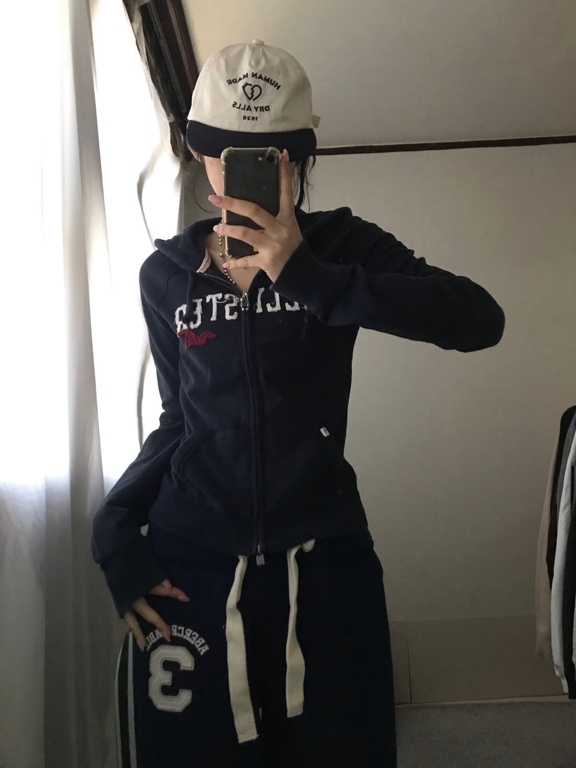 홀리스터 네이비 슬림핏 후드집업 상품이미지5