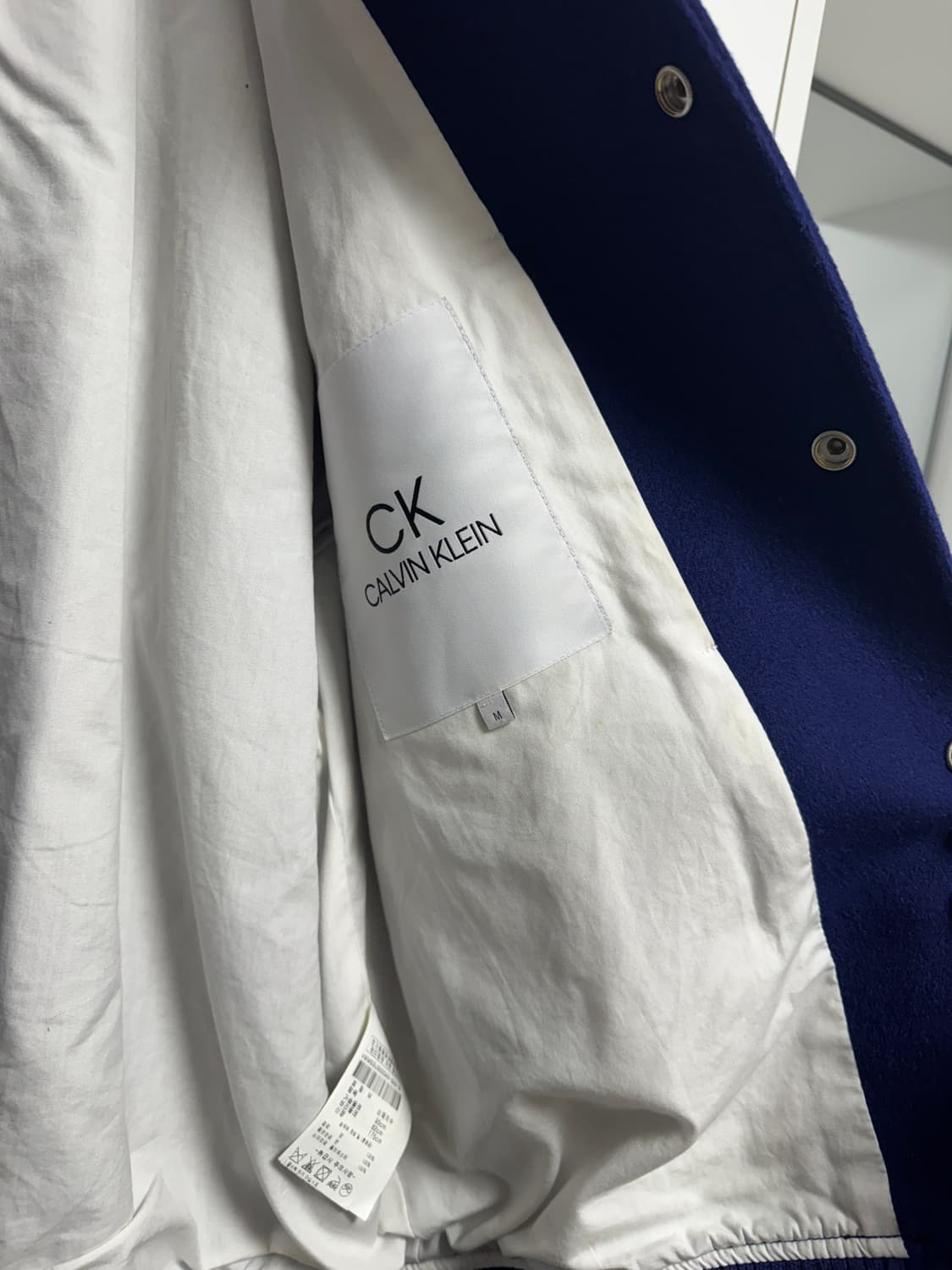 Calvin Klein 18FW Marine blue bomber jac 상품이미지2