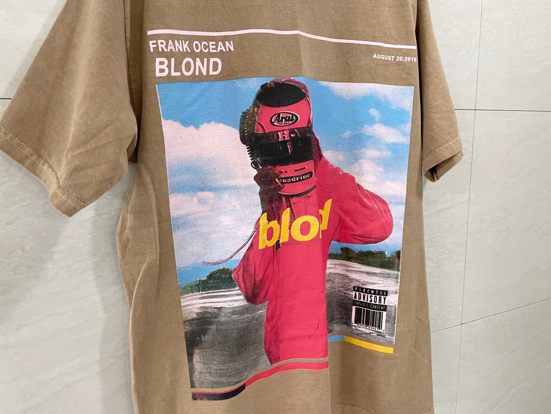 프랭크 오션 Blond 티셔츠, 밴드 티셔츠 / L(100) 상품이미지2