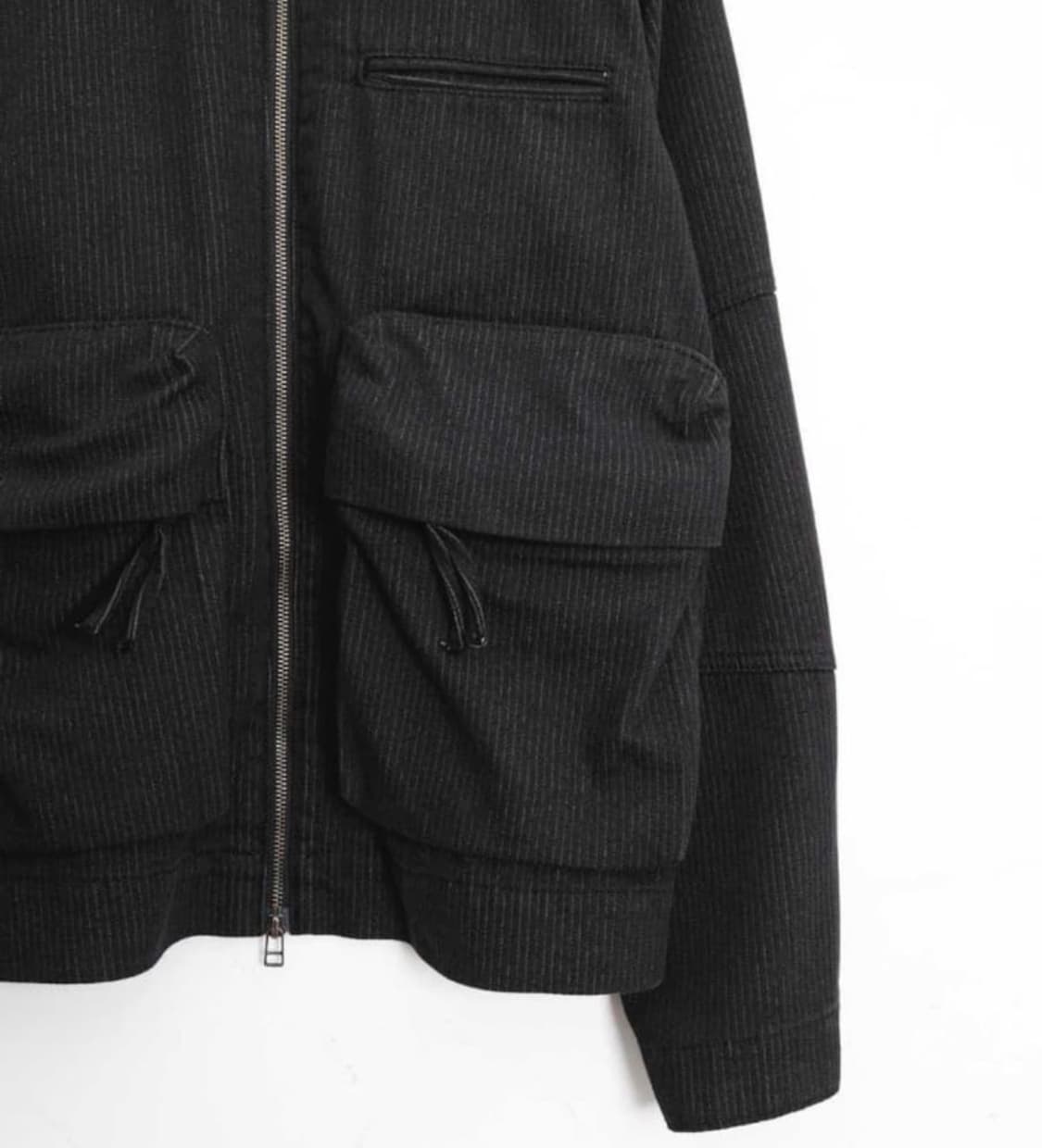 WORK BALANCE DENIM JACKET WASHED BLACK 상품이미지3