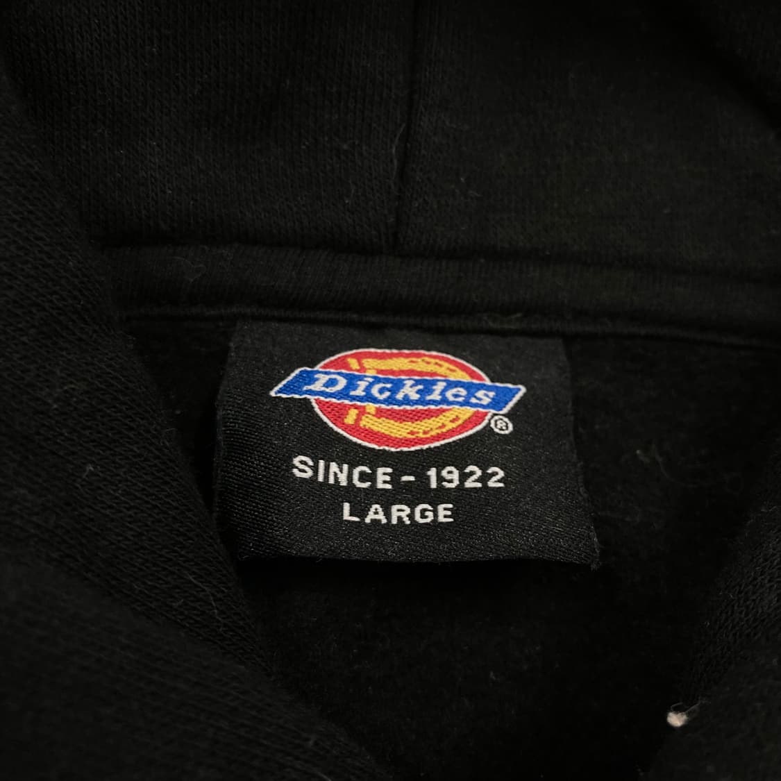 디키즈 스펠아웃 빅로고 블랙 후드티 상품이미지3