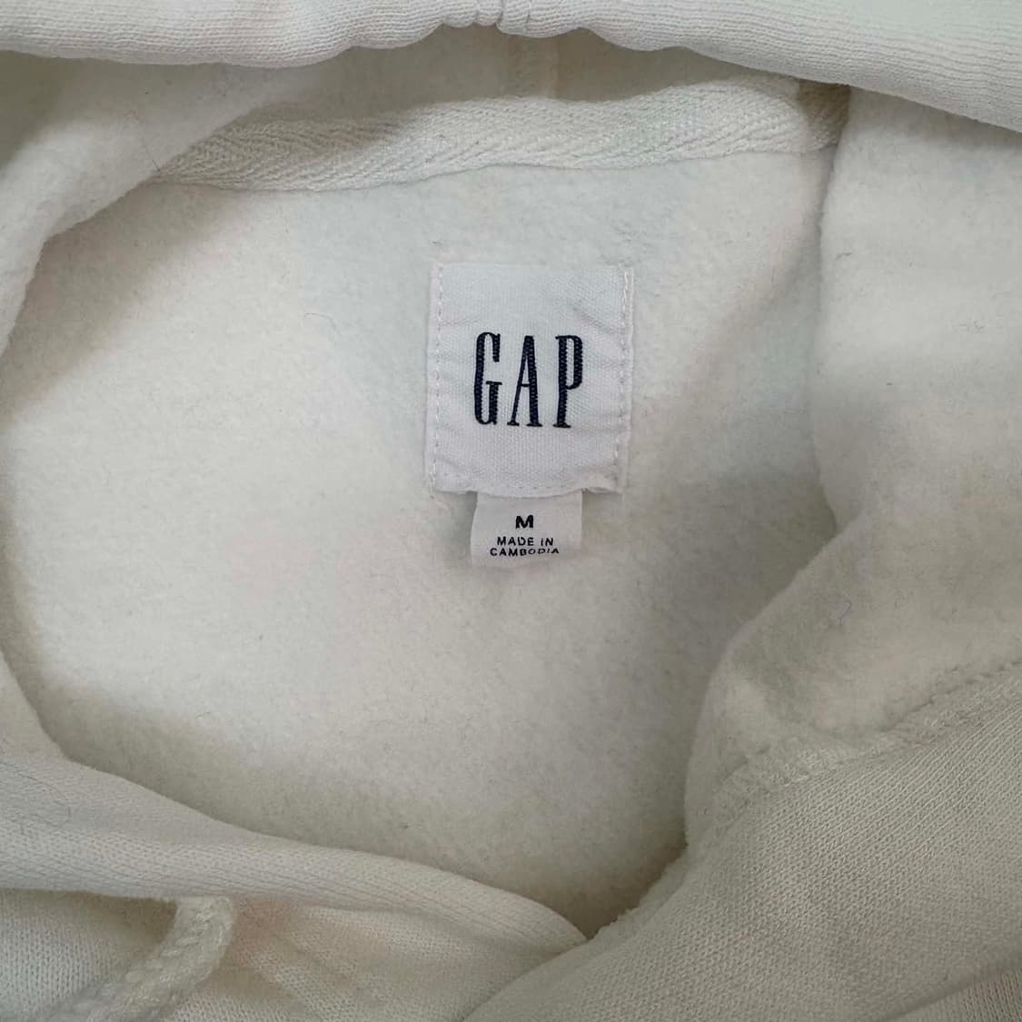 Gap 갭 화이트 폭닥 스웻 셔츠 후드티(M) 상품이미지7