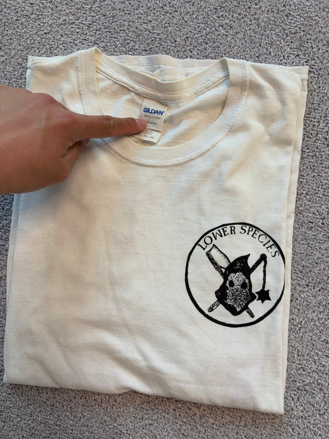 Lower species band tee 고어 밴드티 상품이미지7