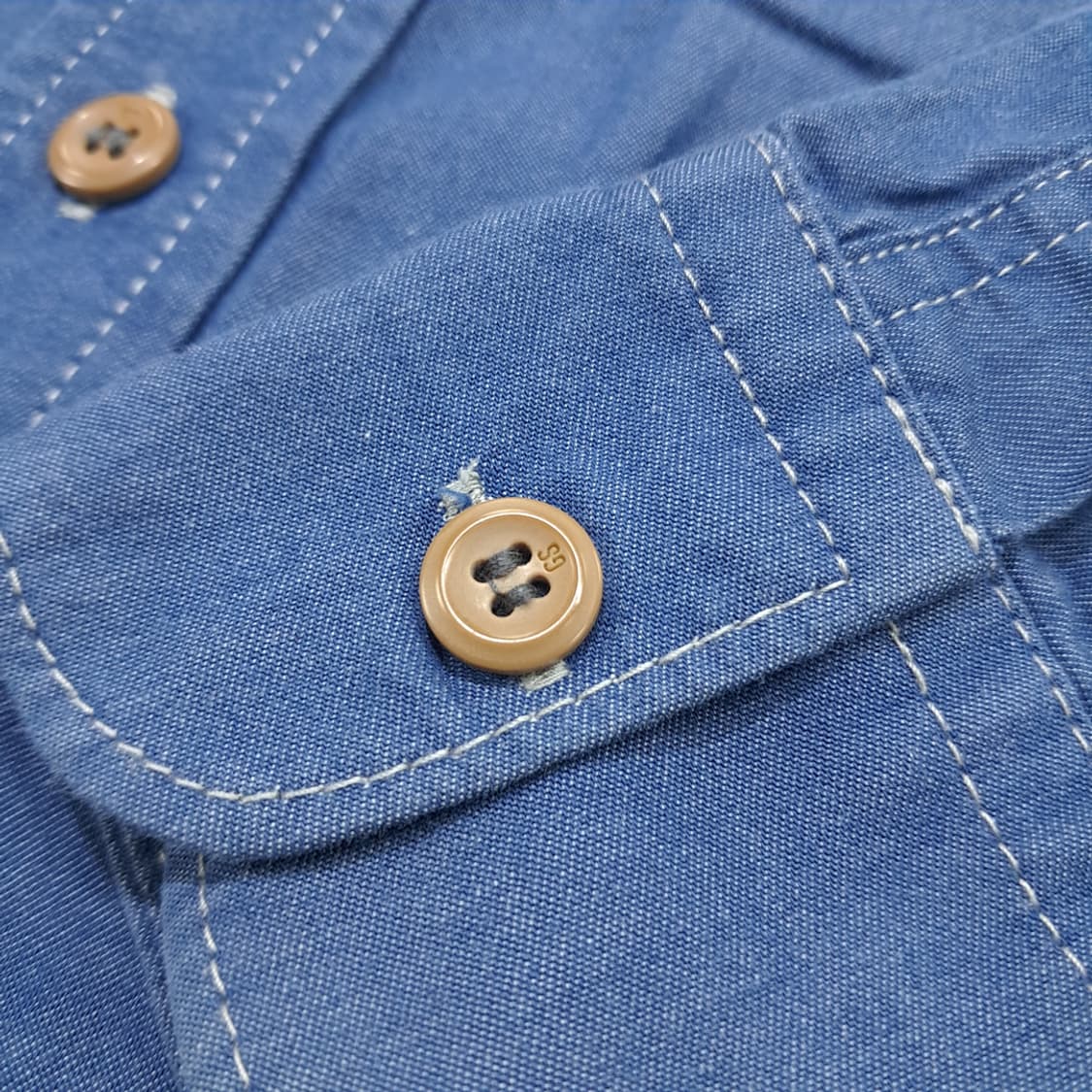 CN845 M 지스타로우 데님 긴팔 셔츠 남방 상품이미지7