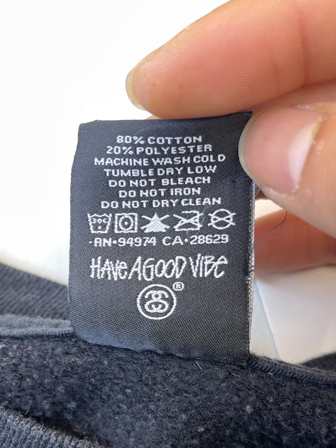 스투시 월드 투어 스탁 로고 크루넥 스웻셔츠 상품이미지5