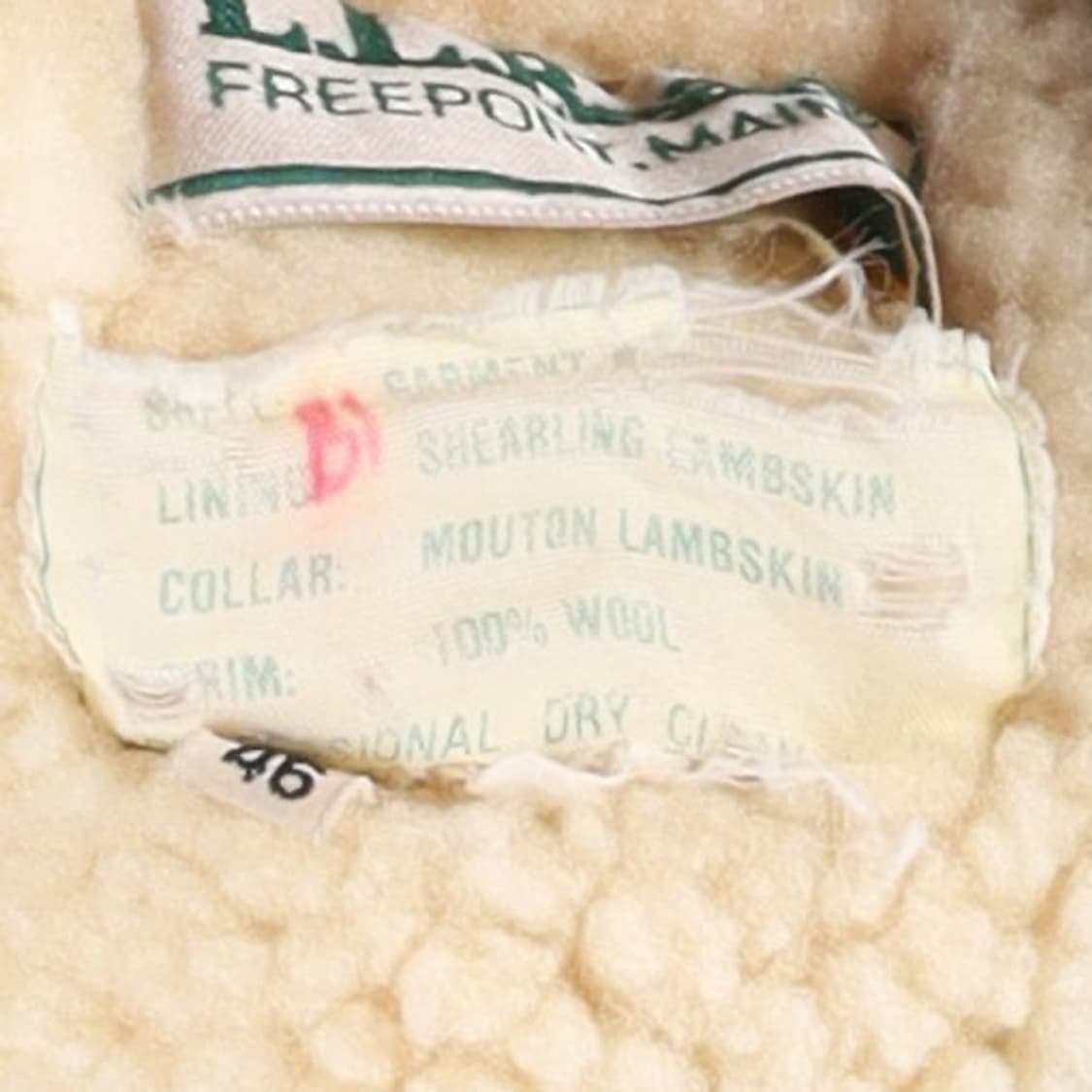 70s L.L.Bean G-1  Flight Leather Ja 상품이미지8