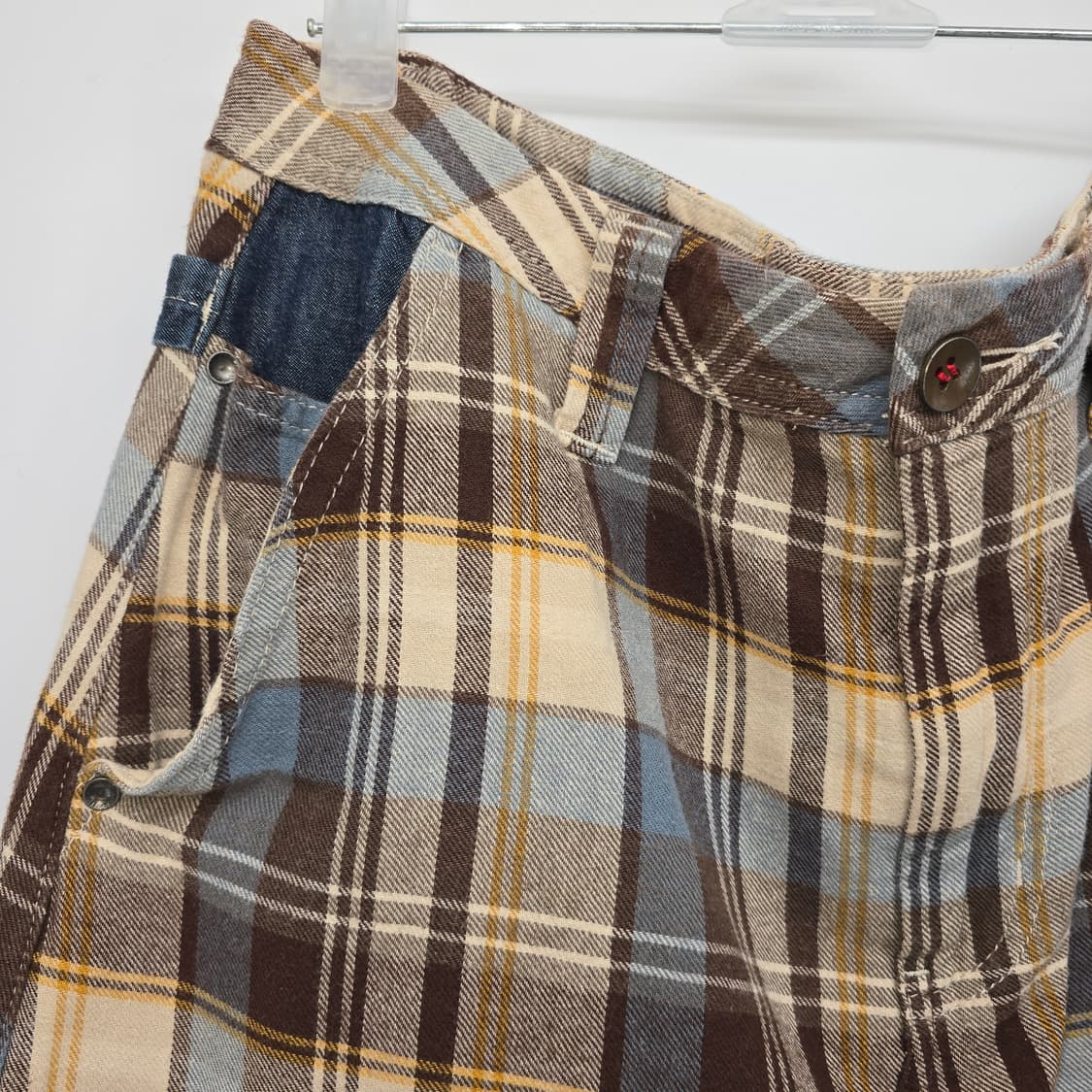 빈티지 체크 롱 스커트 상품이미지10