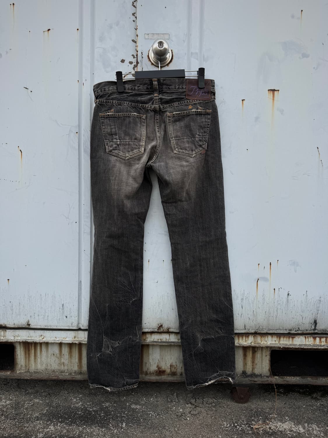 Washed Straight Denim Pants 상품이미지4