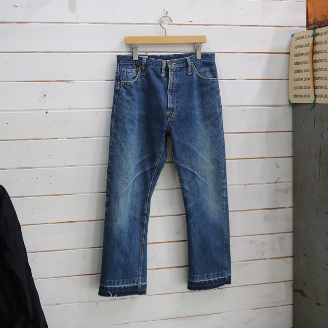 (착용컷) 80's BIG JOHN 셀비지 커팅 진 (32.5) 상품이미지2