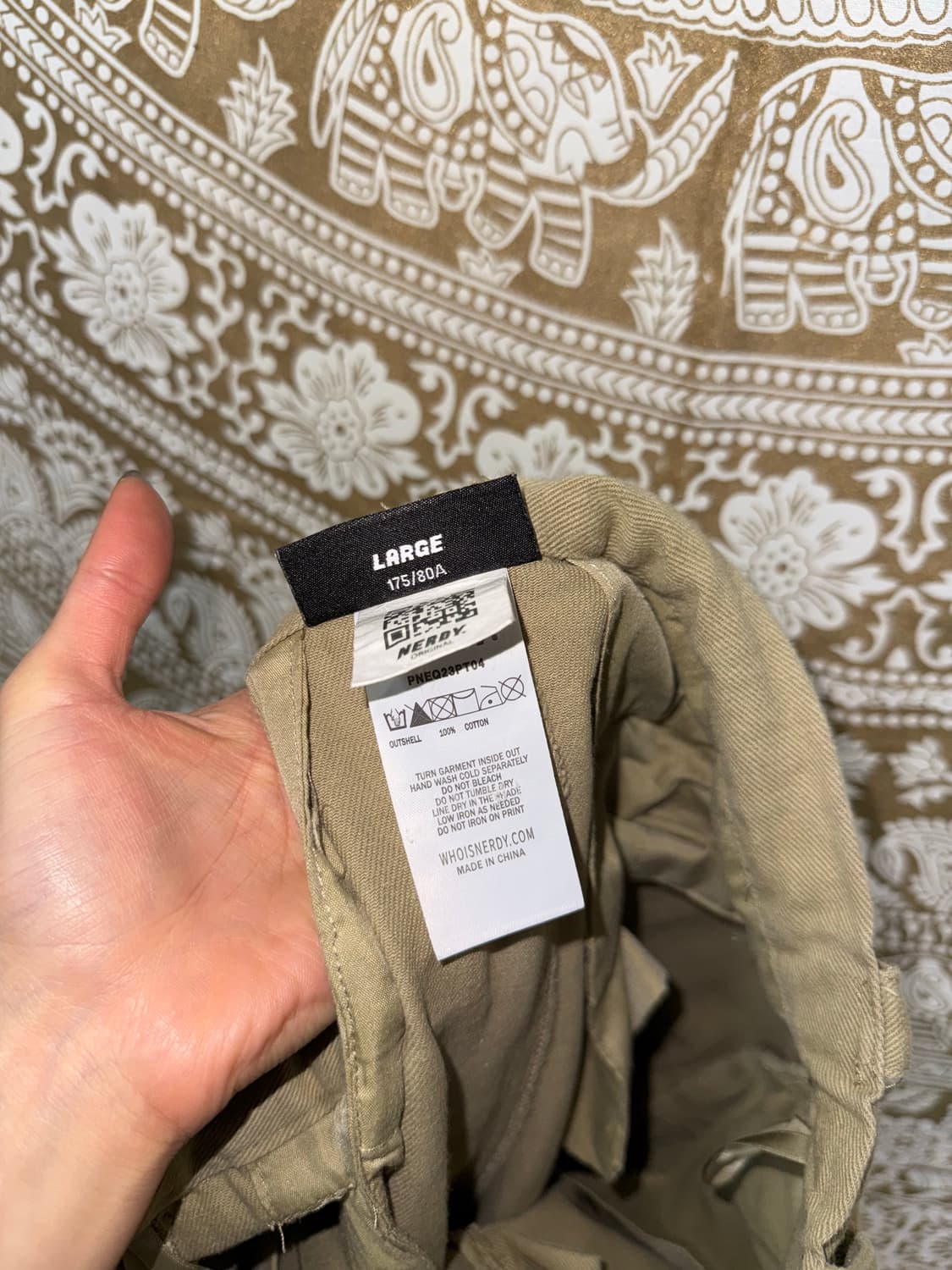 널디 베이지 카고팬츠  상품이미지7