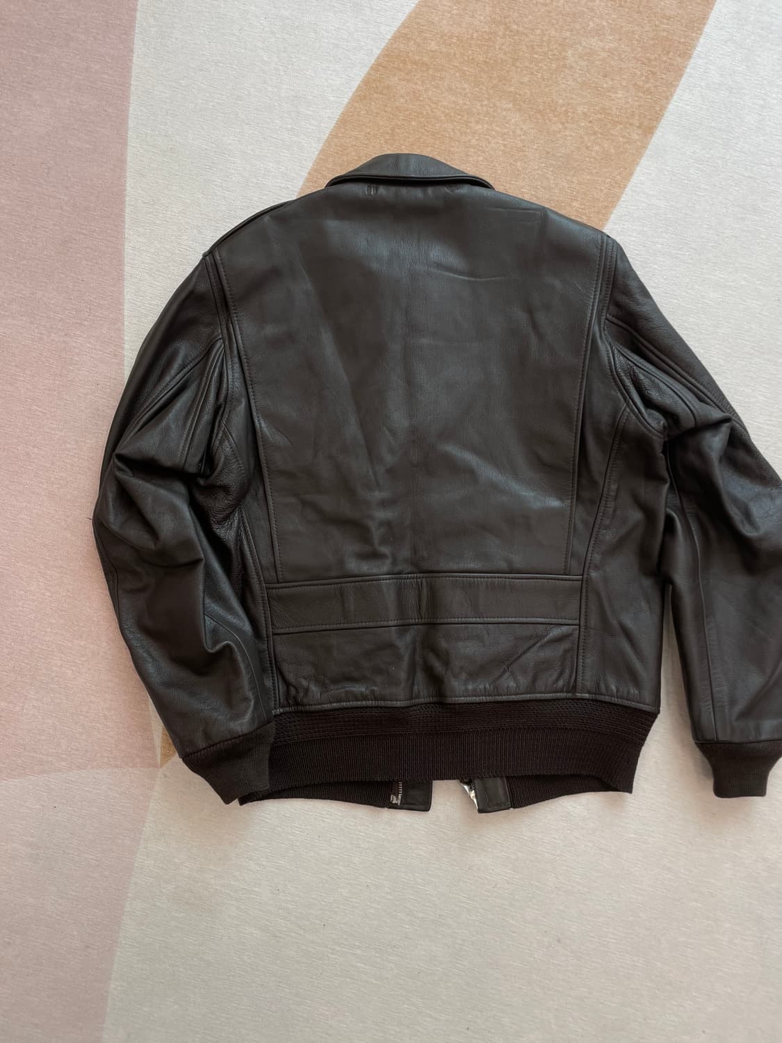 (36R) 깁슨앤반스 an-j-3 레더 플라이트 자켓 상품이미지5